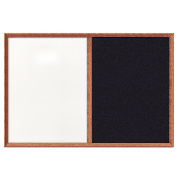 Enclosed Corkboard, 1 Door, 60"x36", 4" Fra